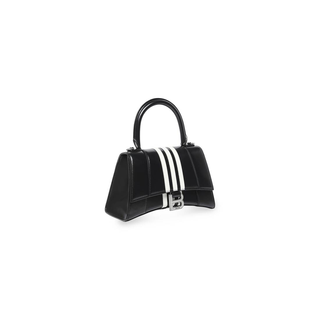 Women's Balenciaga / Adidas Hourglass Small Handbag In Box in Black - 5