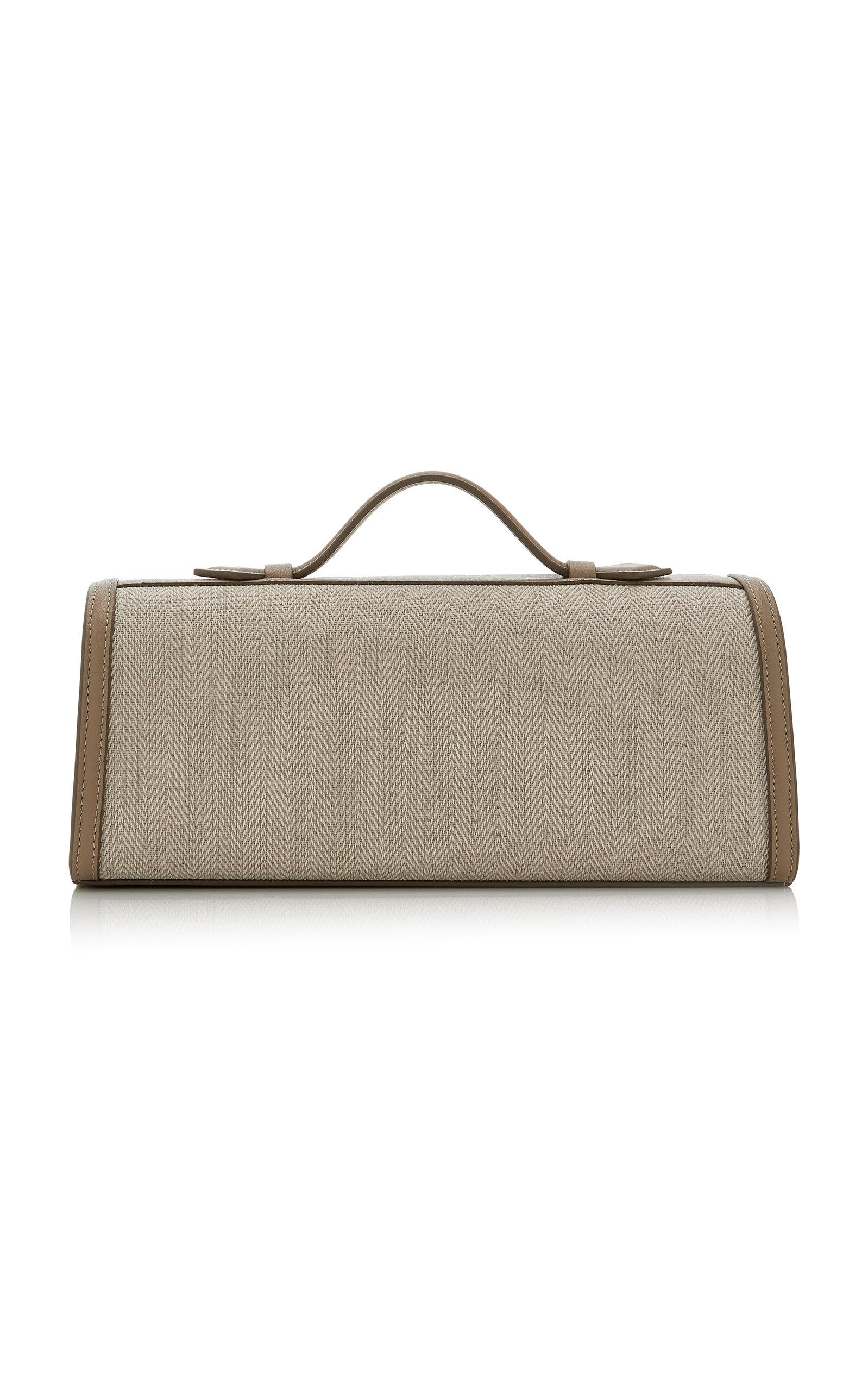 The Slim Symmetry Linen Pochette neutral - 4