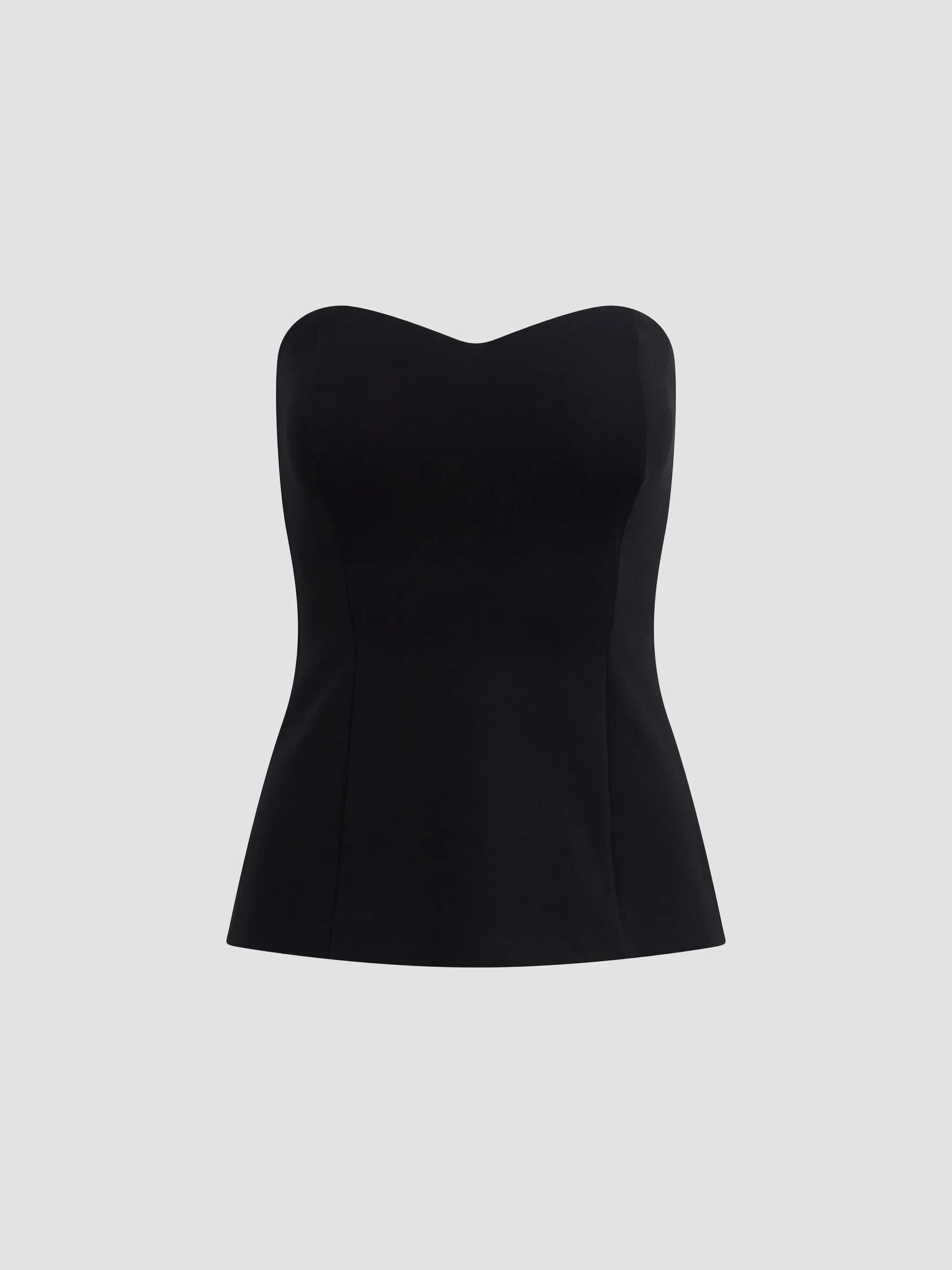 Women's Almost Yours Sweetheart Top - Black - 1