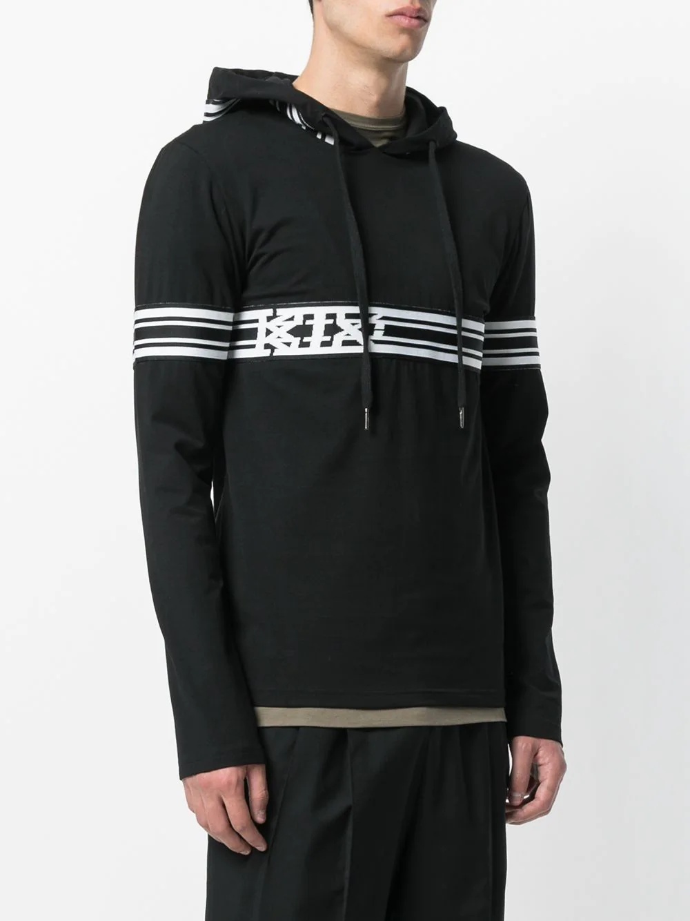 striped hoodie - 4