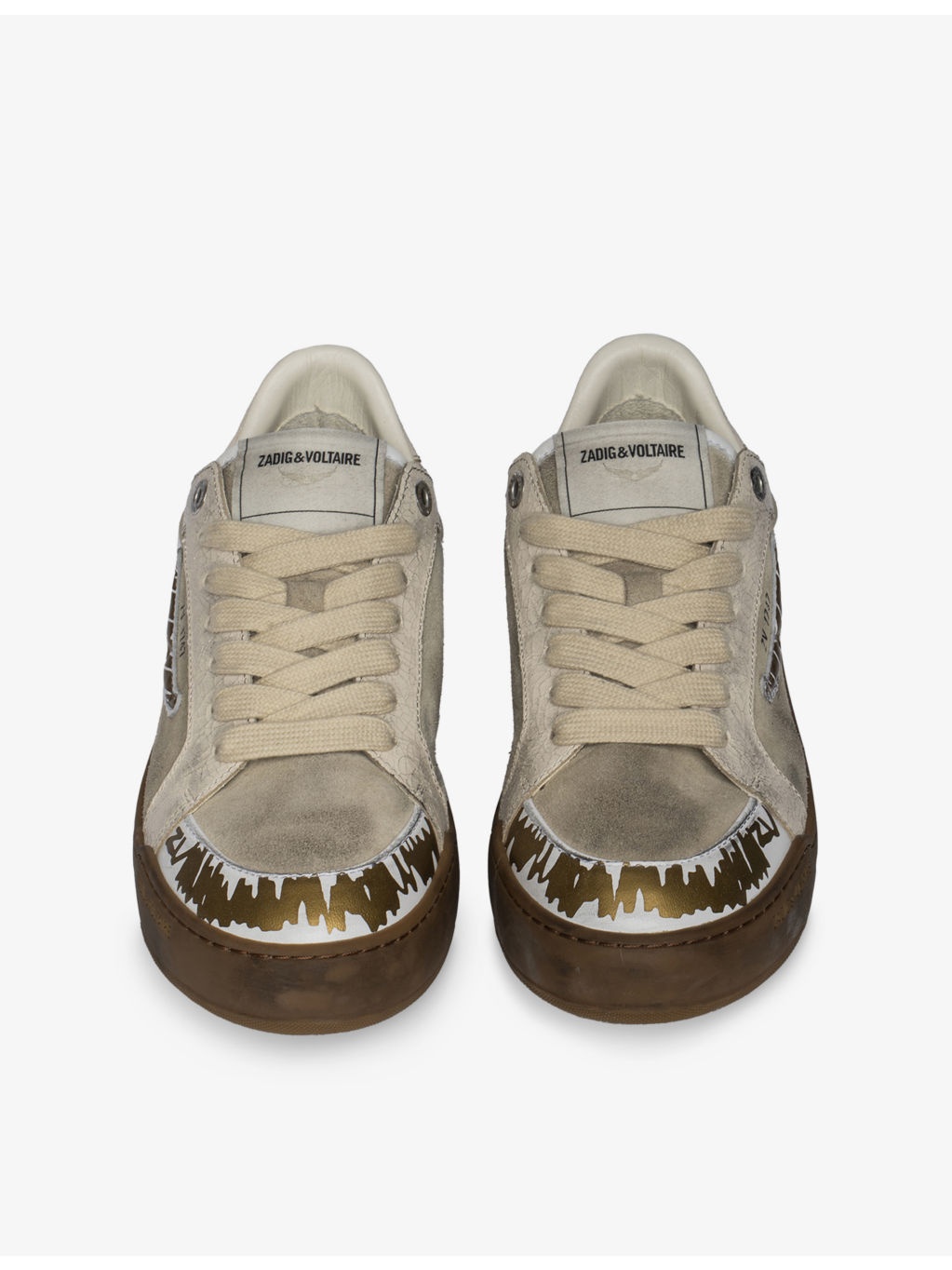 Fly Wings Leather Low-Top Trainers - 2