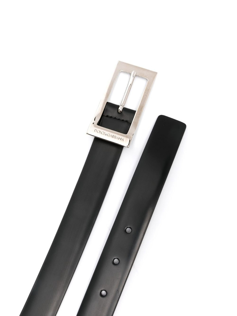 Dolce & Gabbana brushed-leather belt outlook