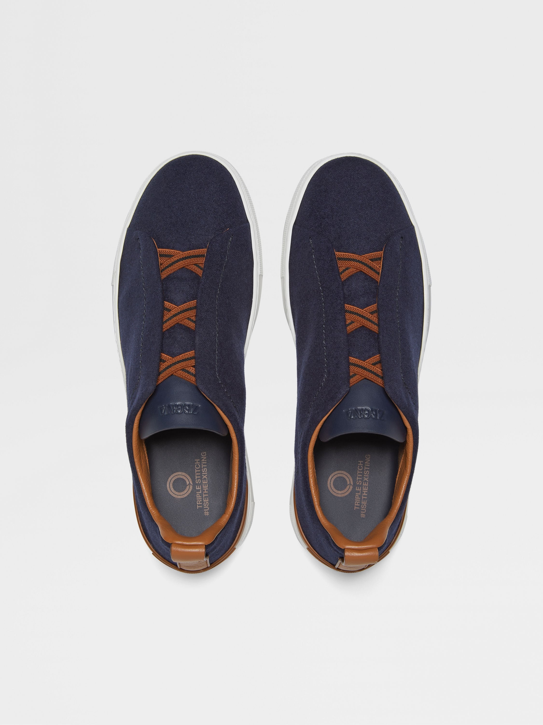 NAVY BLUE #USETHEEXISTING™ TRIPLE STITCH™ SNEAKERS - 3