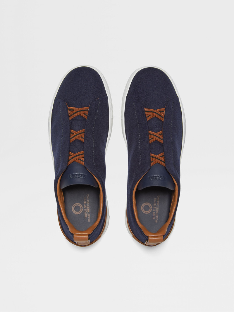 NAVY BLUE #USETHEEXISTING™ TRIPLE STITCH™ SNEAKERS 3