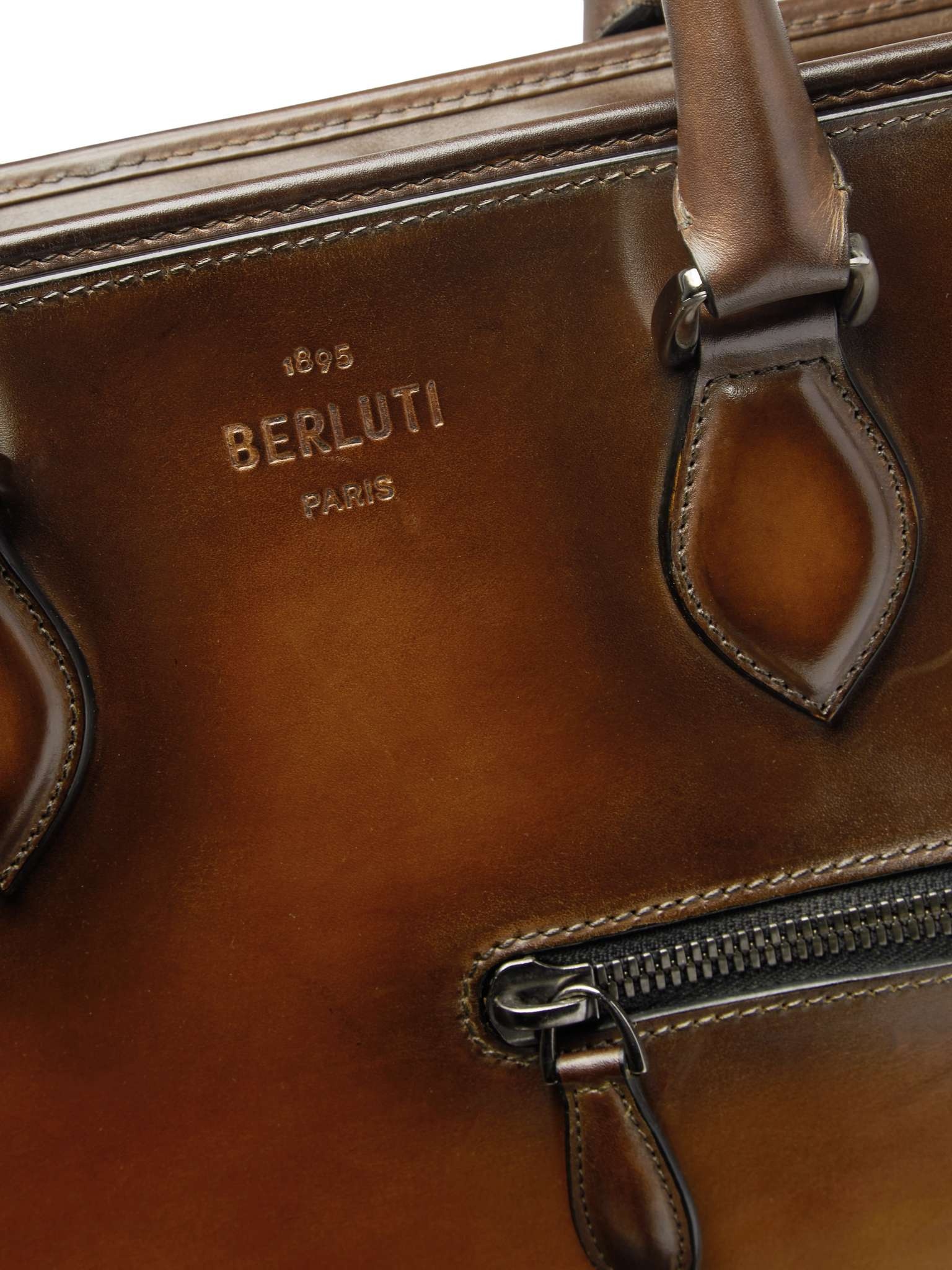 Un Jour Leather Briefcase - 5