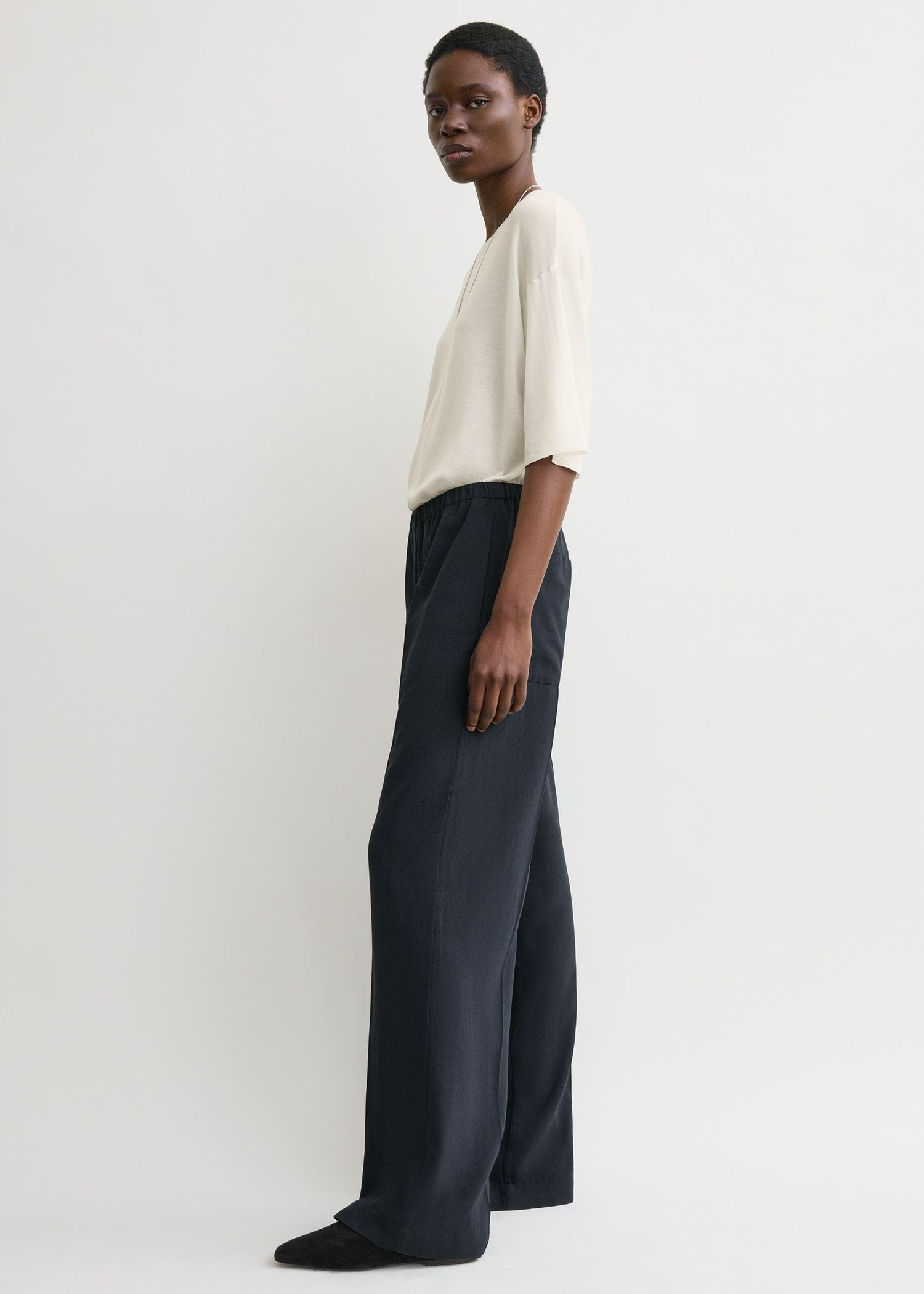 Fluid winter trousers navy - 3