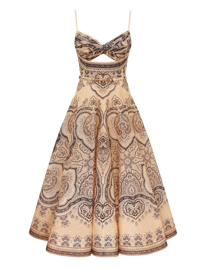 LUNA TWIST MIDI DRESS 1