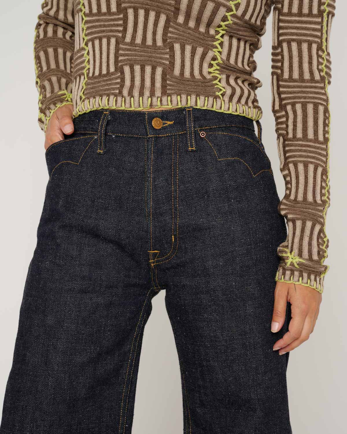 Type 00 15.5oz Selvedge Denim Pant - Indigo - 8