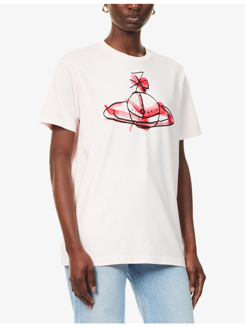 Drawn Orb Classic Cotton-Jersey T-Shirt - 3