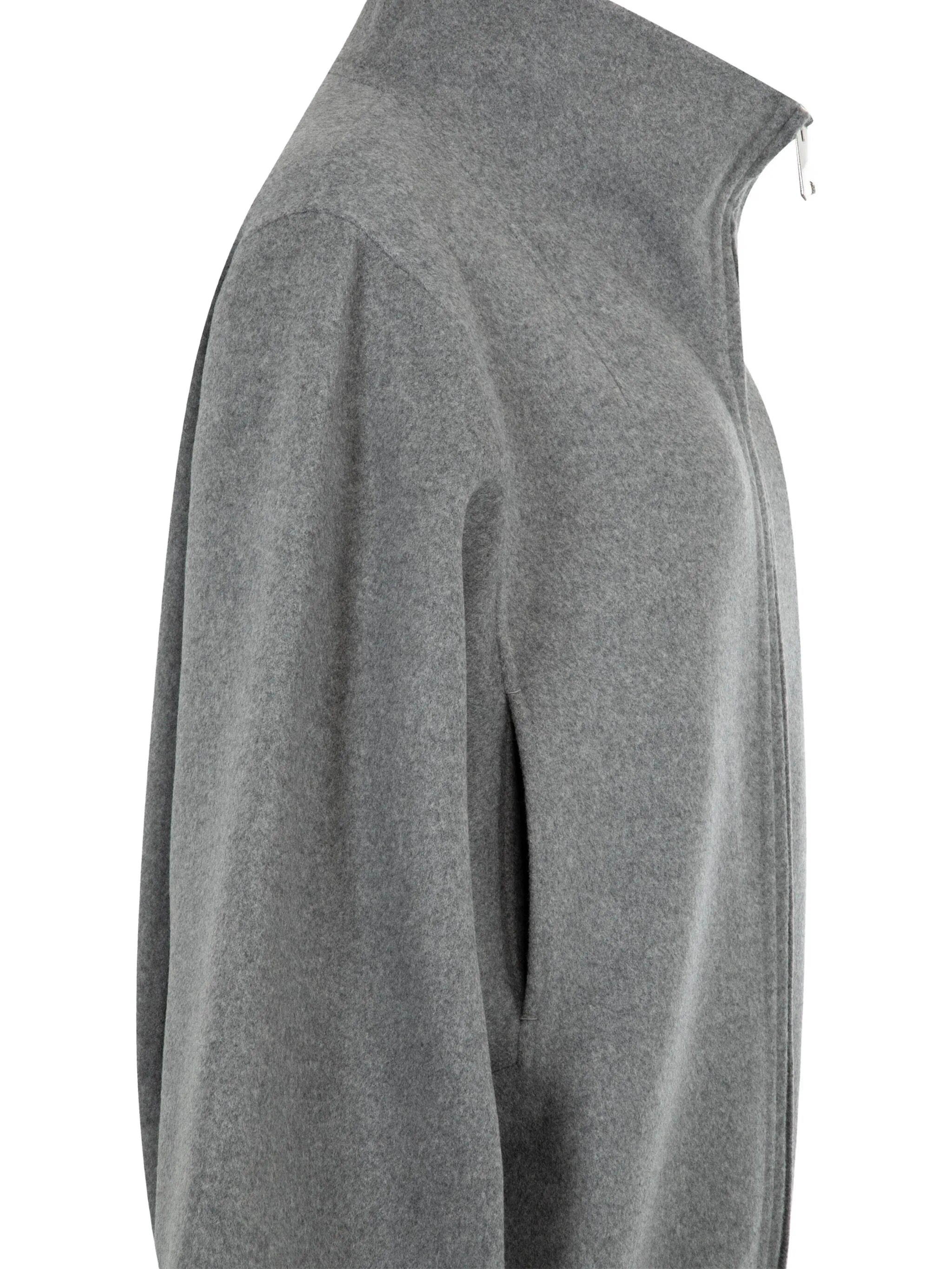 Khaite Garret High-neck Zip-front Jacket - 2