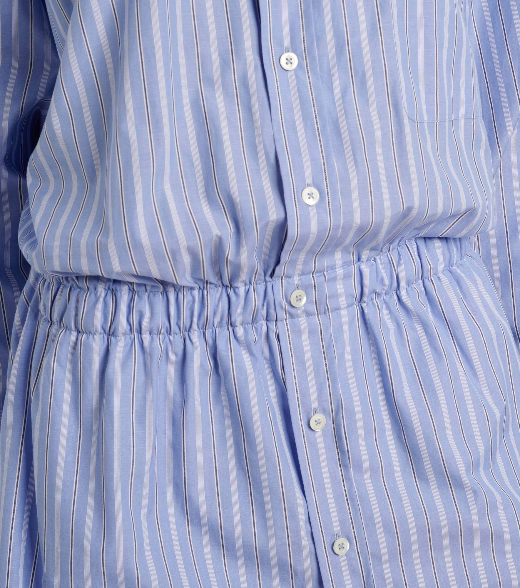 Striped cotton poplin jumpsuit - 5