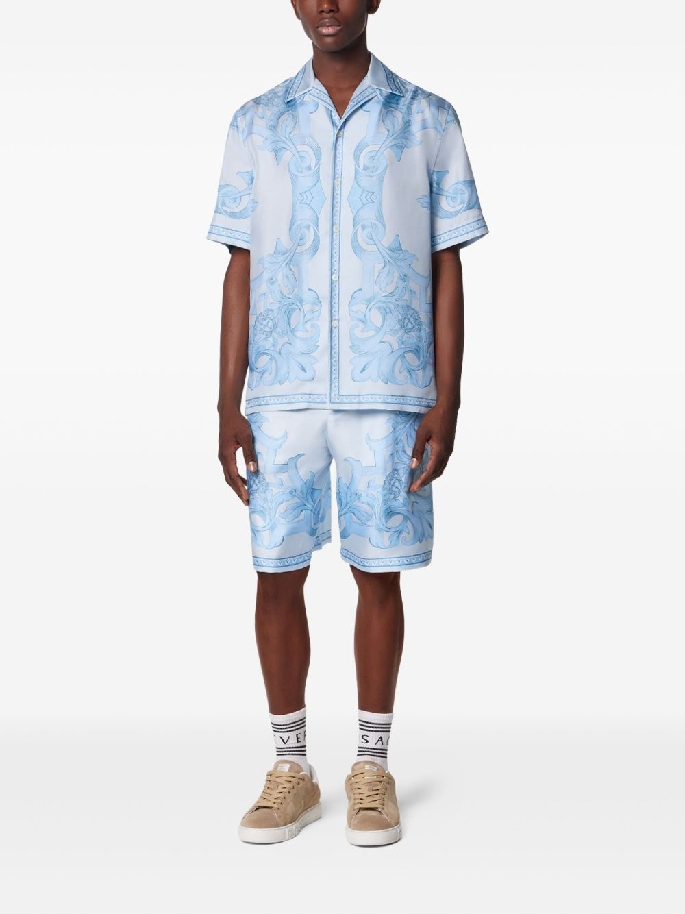 Barocco-print shorts - 2