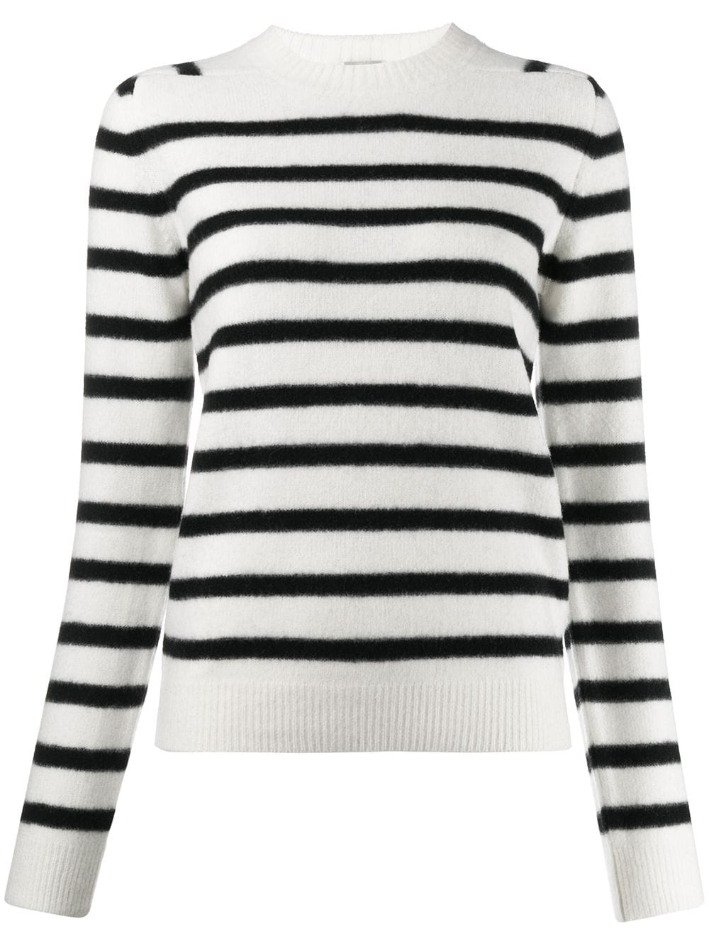 striped knitted jumper - 1