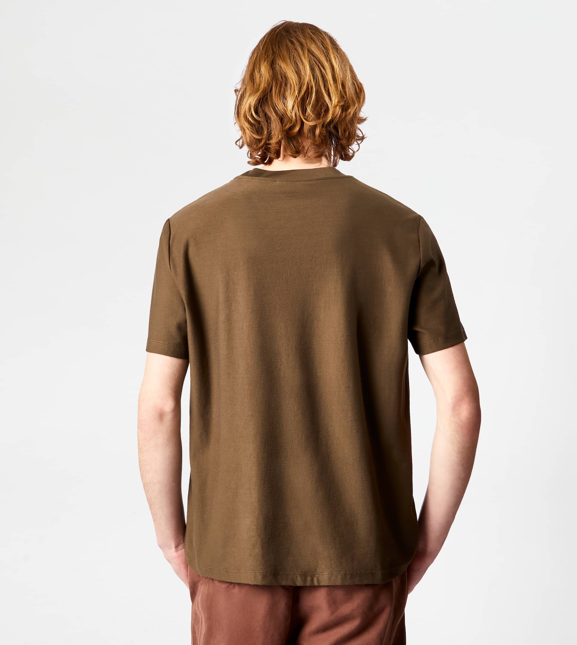 ROUND NECK T-SHIRT - GREEN - 5