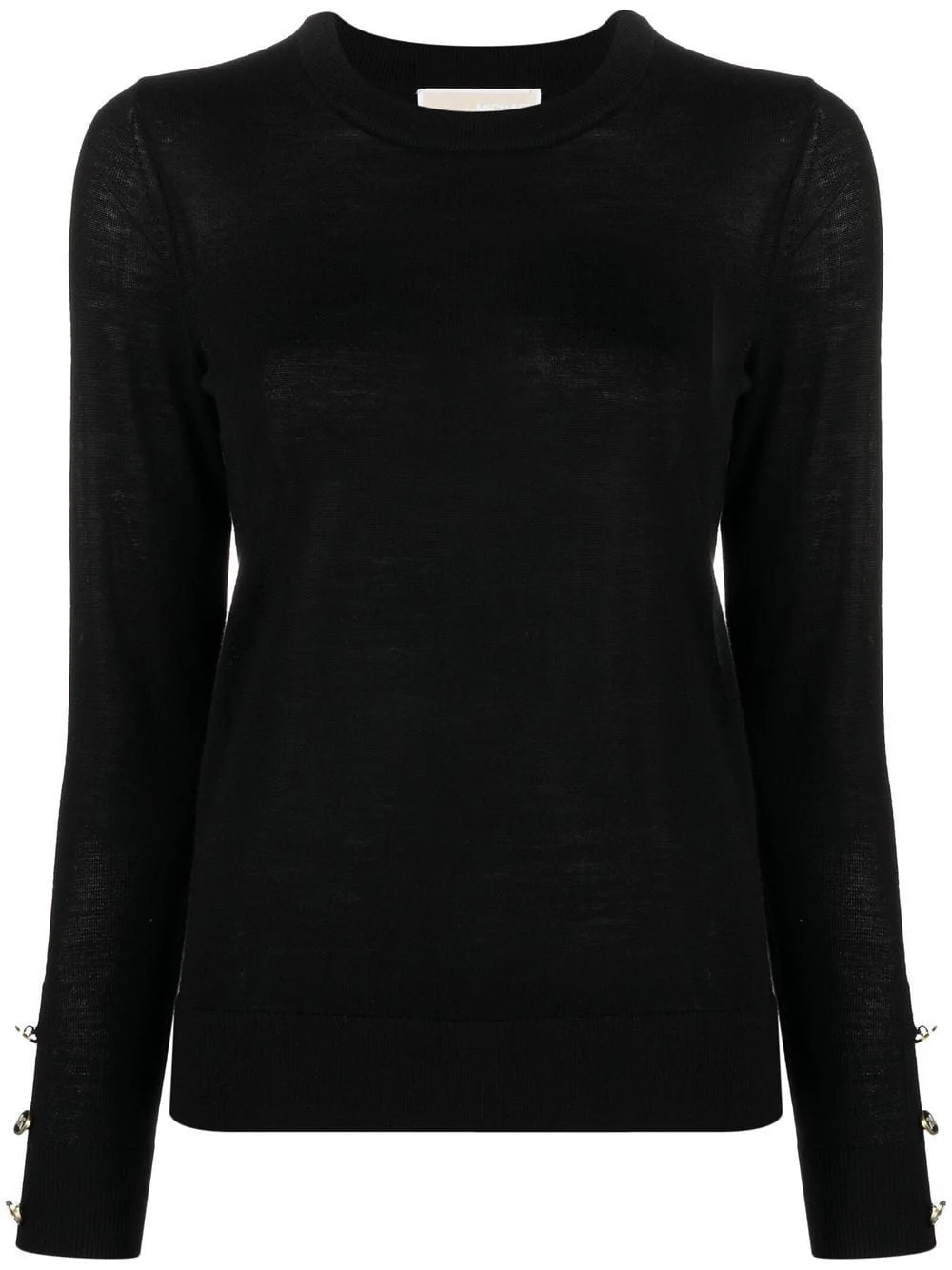 buttoned knitted jumper - 1