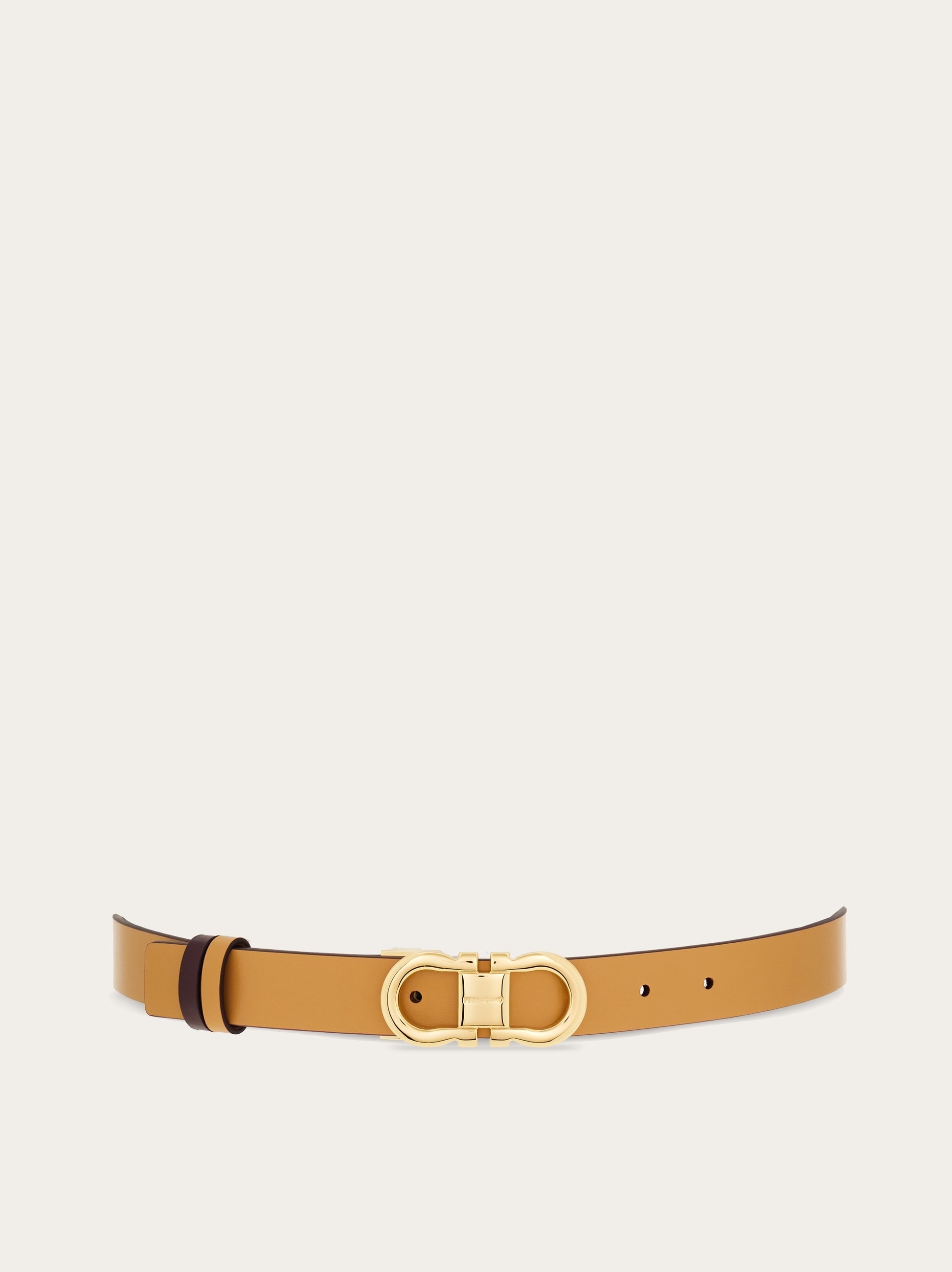 Reversible and adjustable Gancini belt - 1