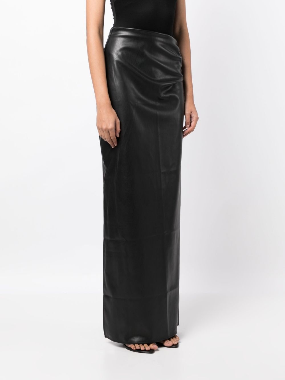 ruched-detailing high-waist skirt - 3