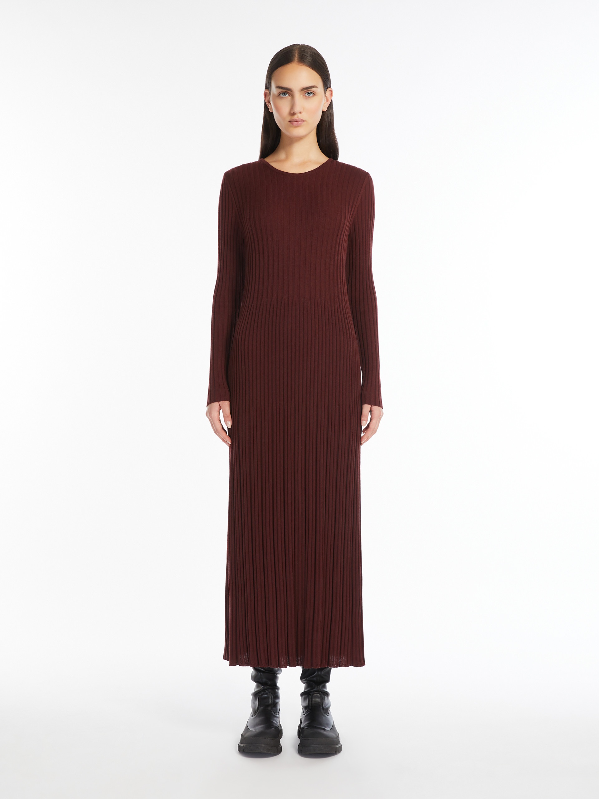 ELETTA Wool blend-knit dress - 3