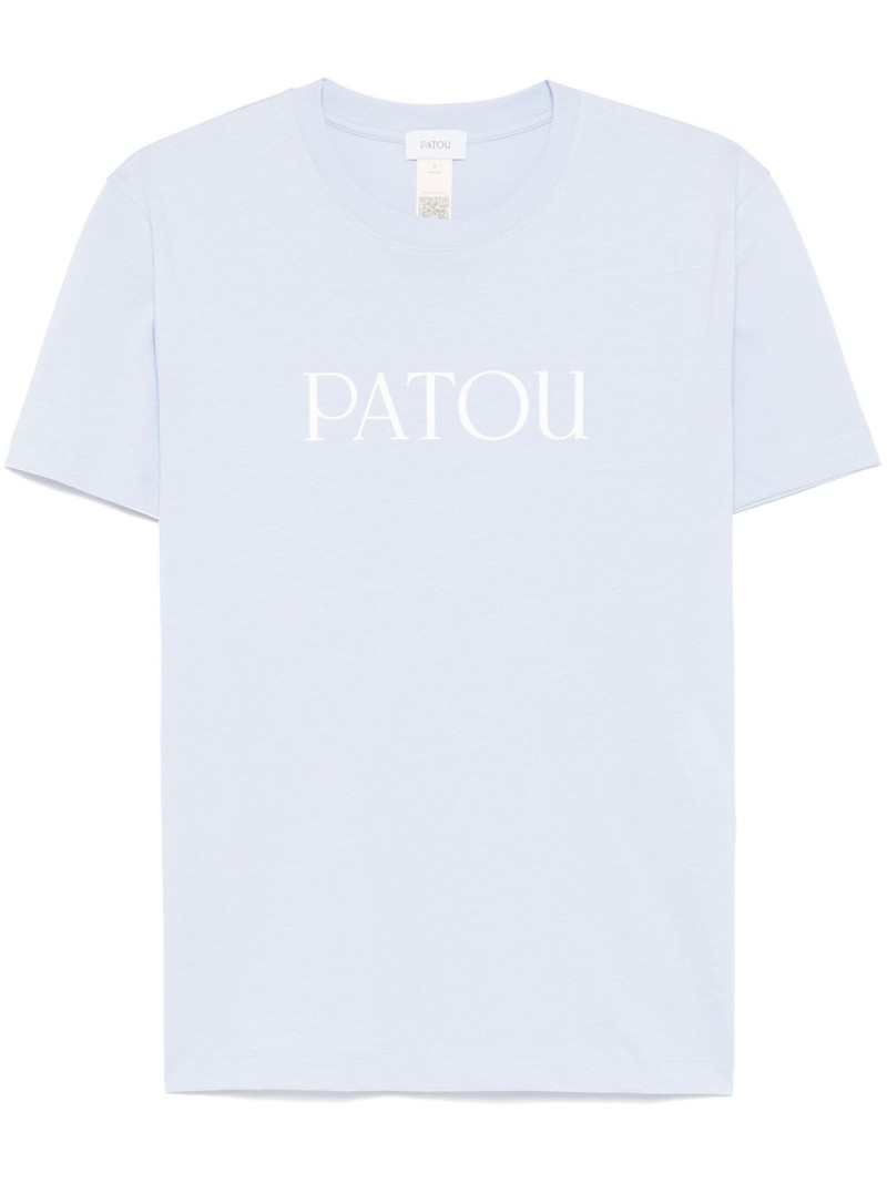 logo-print organic cotton T-shirt 1