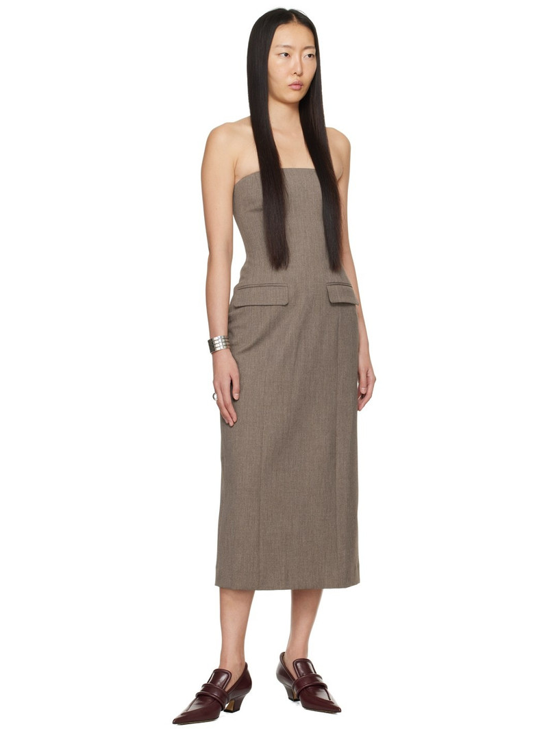 beaufille Brown Callie Maxi Dress outlook
