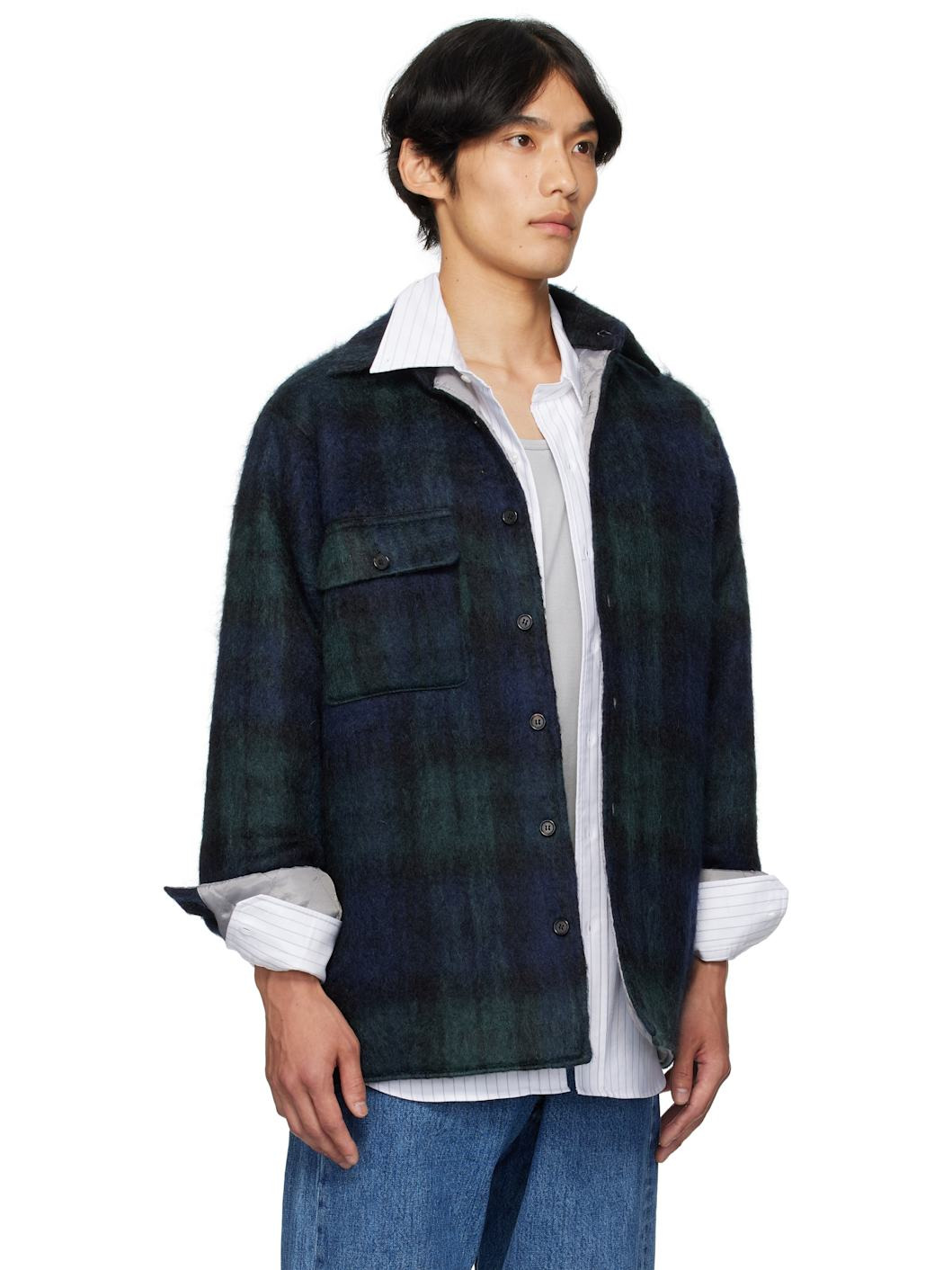 Navy & Green N°80 Woodhacker Shirt Jacket - 2