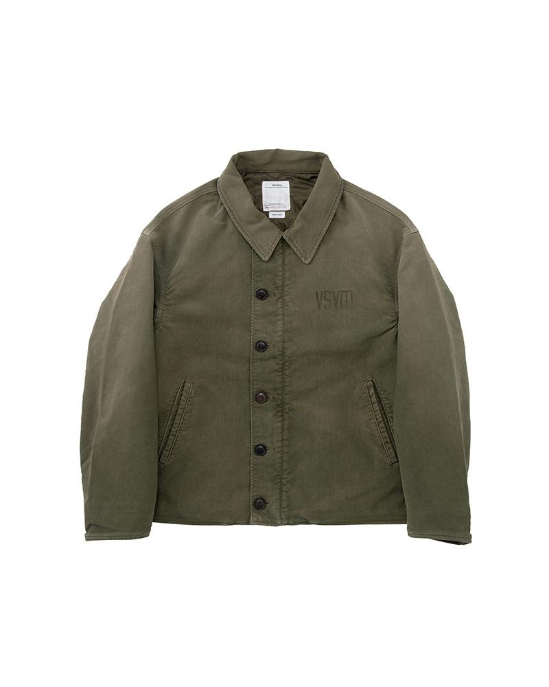 visvim DECKHAND LIGHT JKT OLIVE | REVERSIBLE