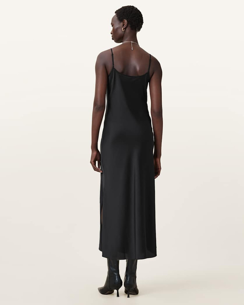 ALLSAINTS HADLEY SLIM FIT MIDI DRESS outlook