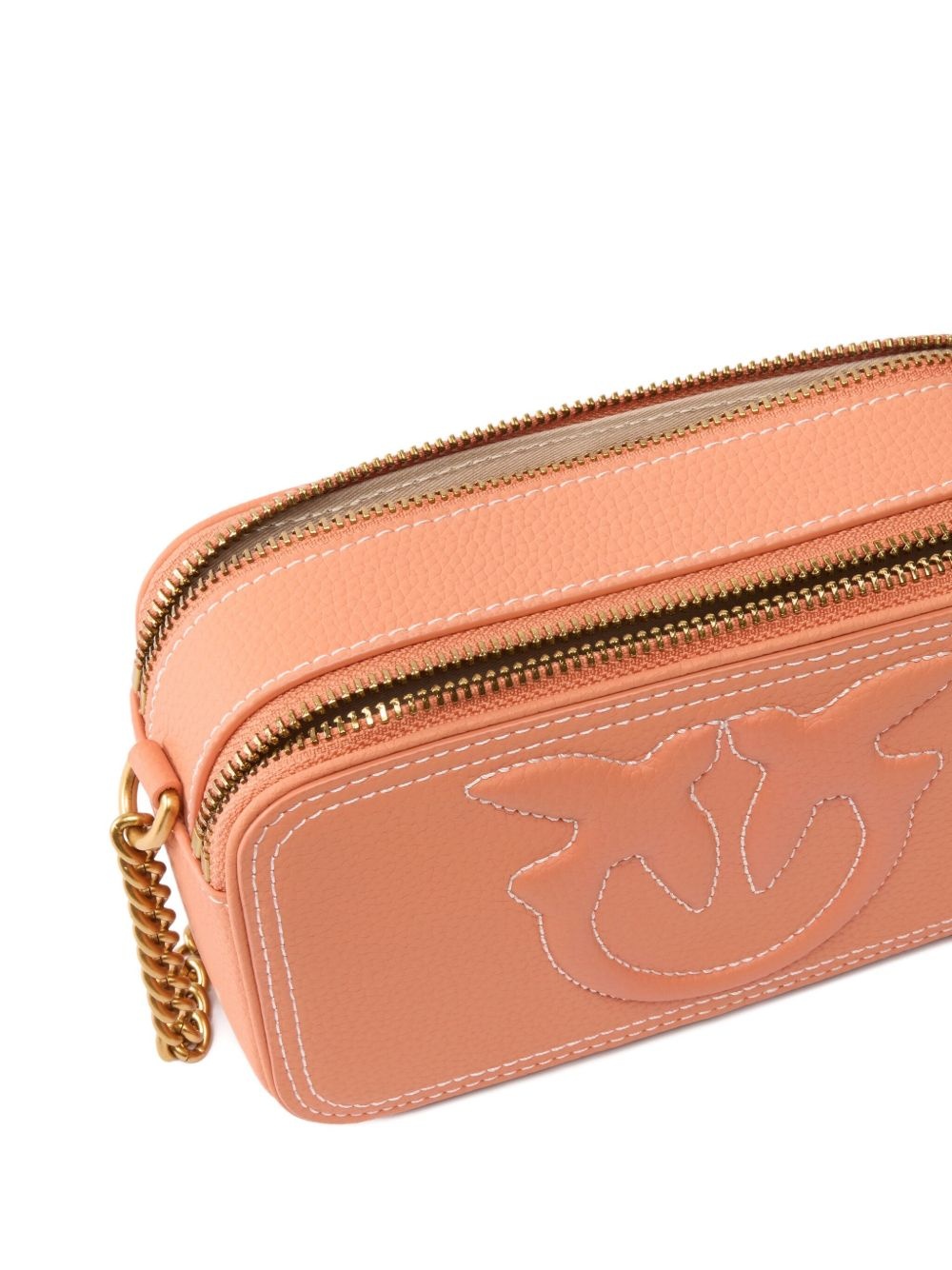 Carrie logo-embossed cross body bag - 4