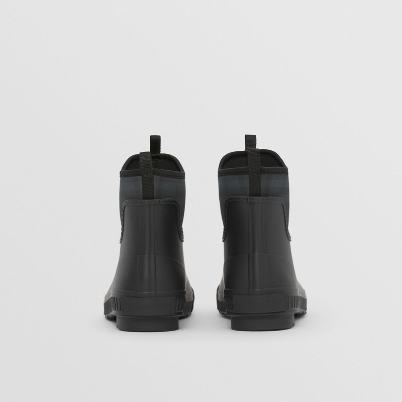 Burberry Vintage Check Neoprene and Rubber Rain Boots outlook