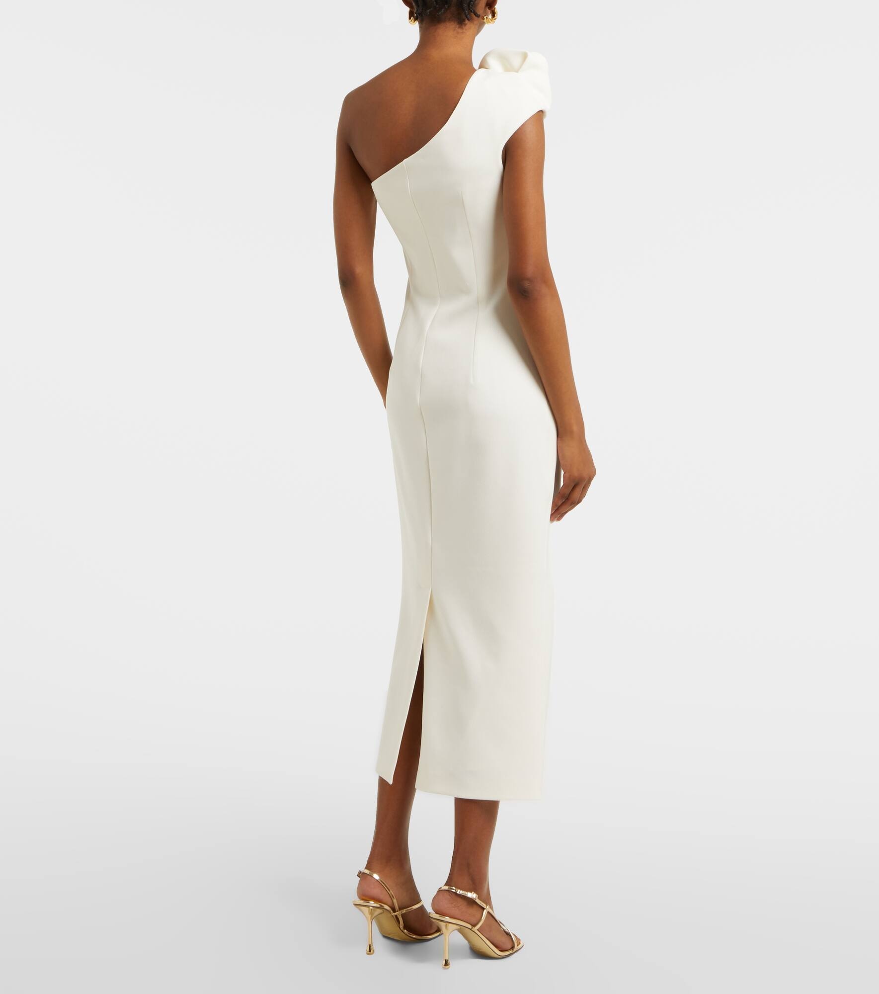 Granalle draped crêpe cocktail dress - 3