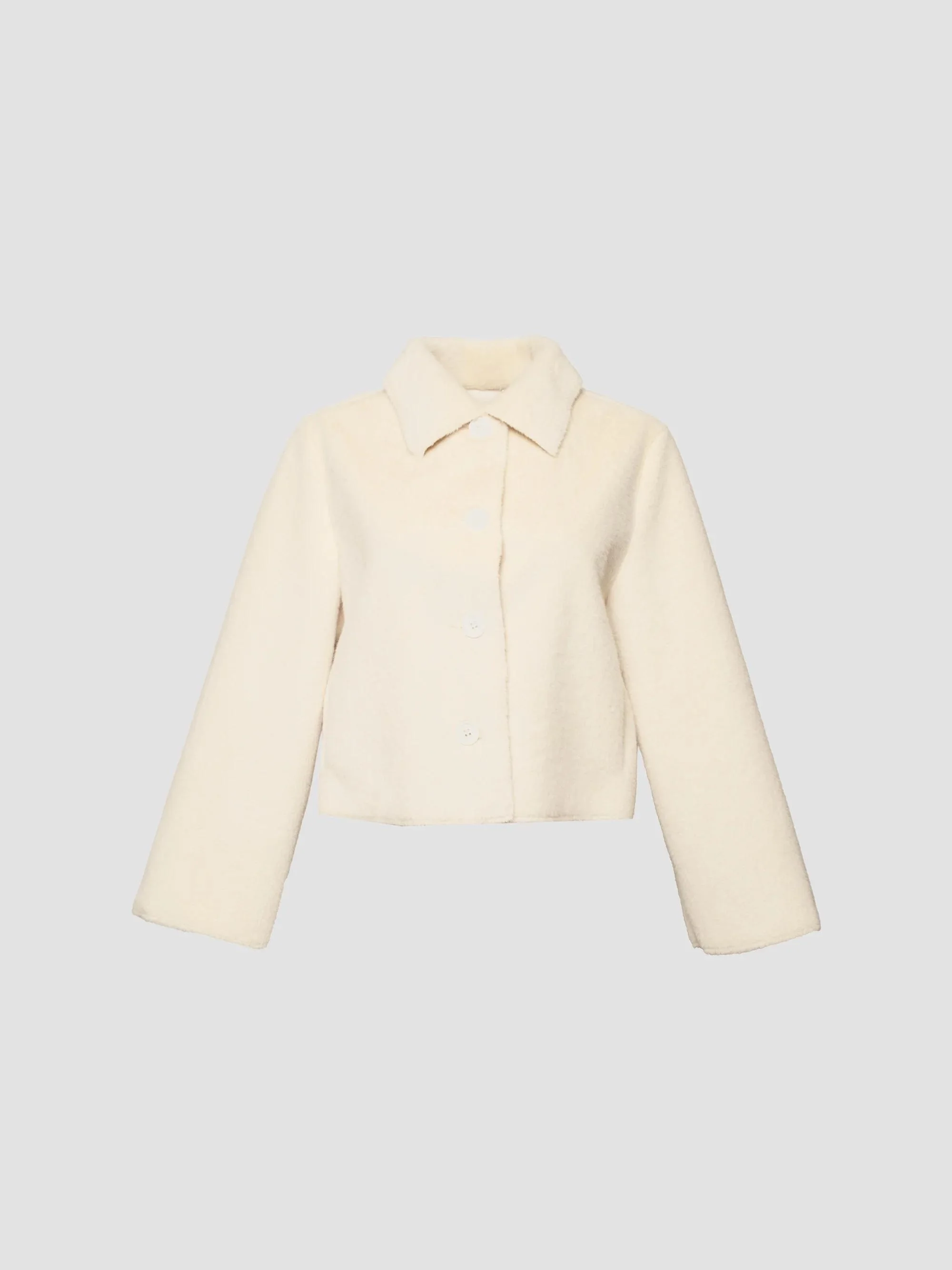 Women's Cosette Faux Fur Jacket - White - 1