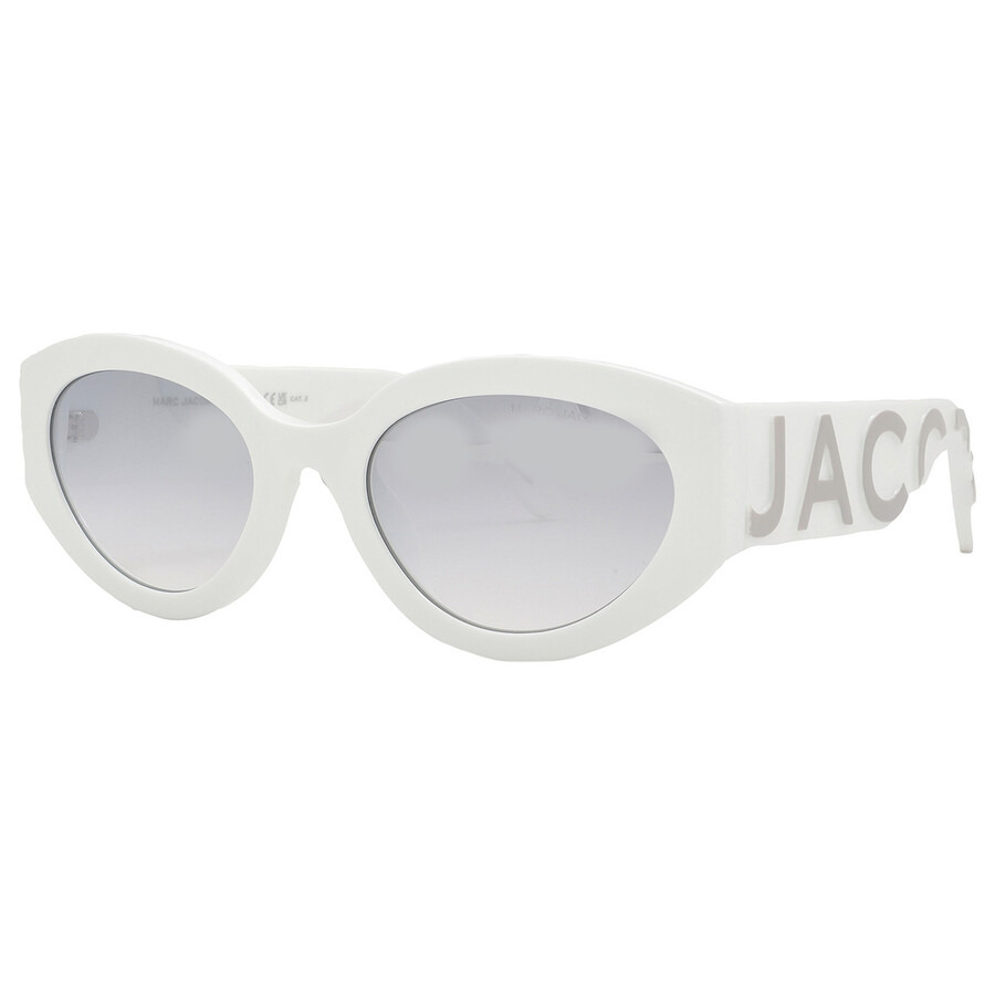 Marc Jacobs Grey Mirrorshade Silver Cat Eye Ladies Sunglasses MARC 694/G/S 0HYM/IC 54 - 3