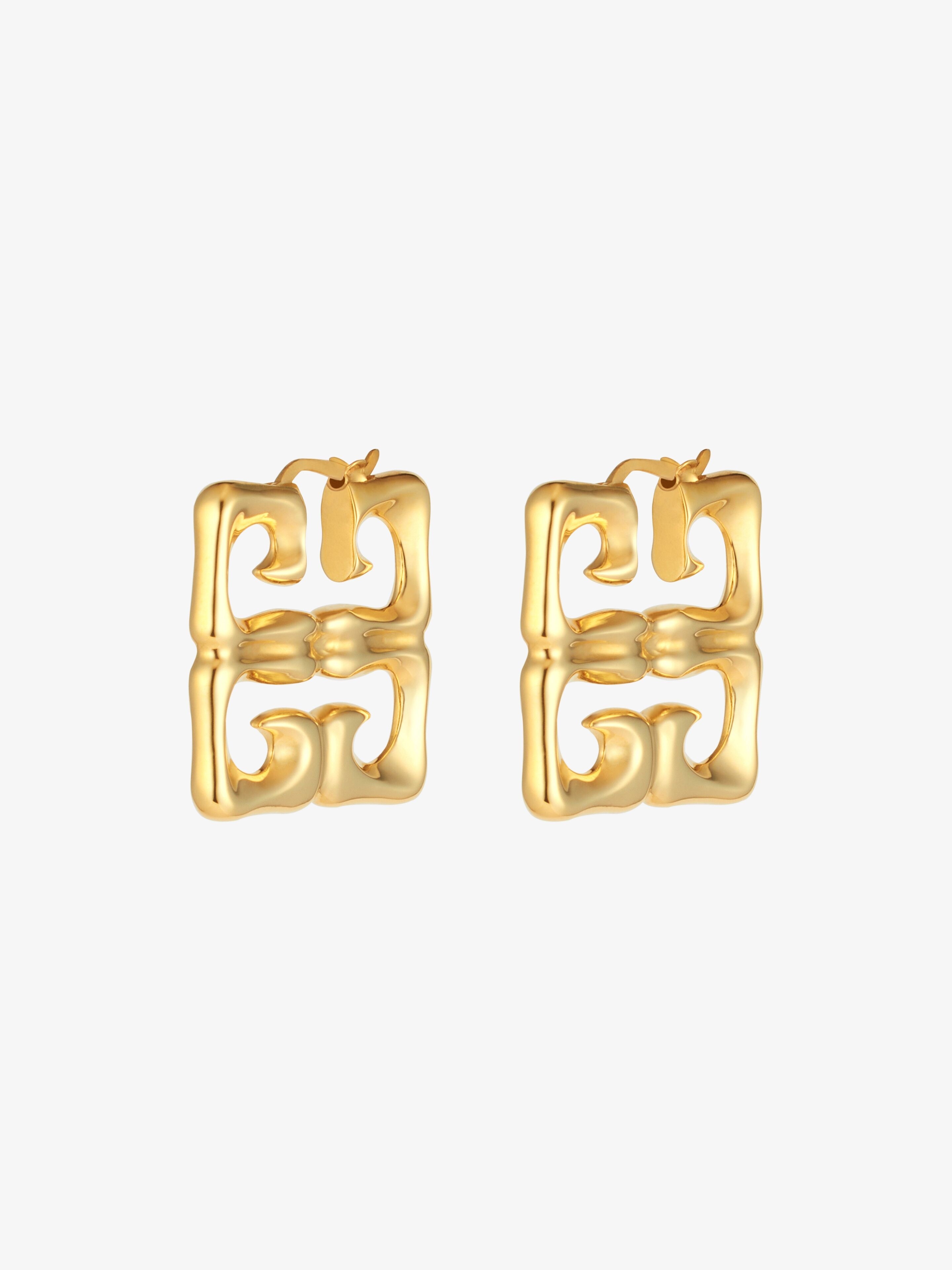 4G LIQUID EARRINGS IN METAL - 3