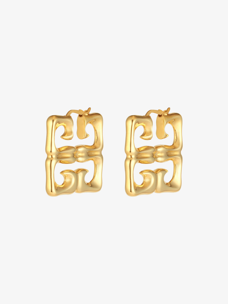4G LIQUID EARRINGS IN METAL 3