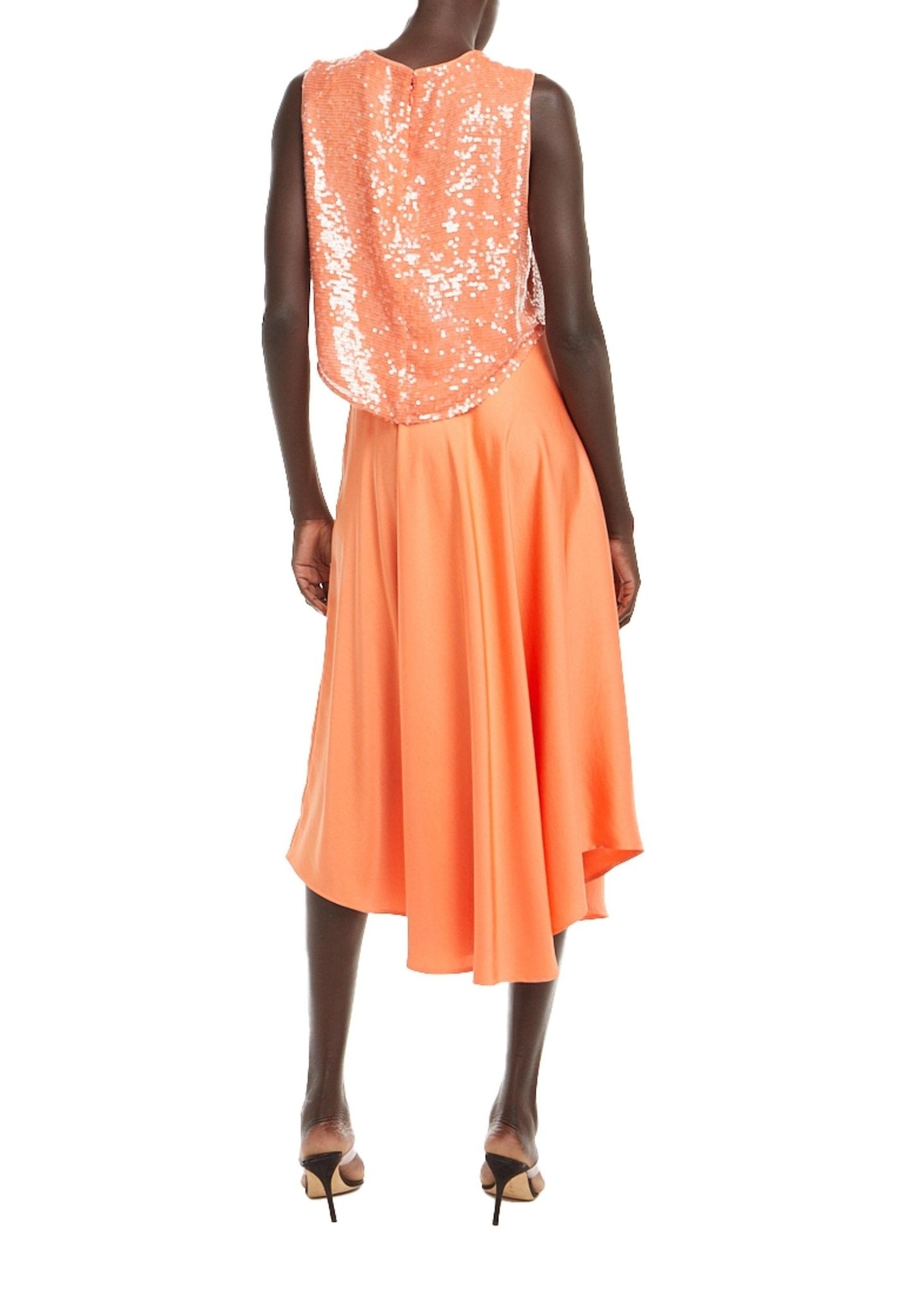 Satin Handkerchief Skirt - 2