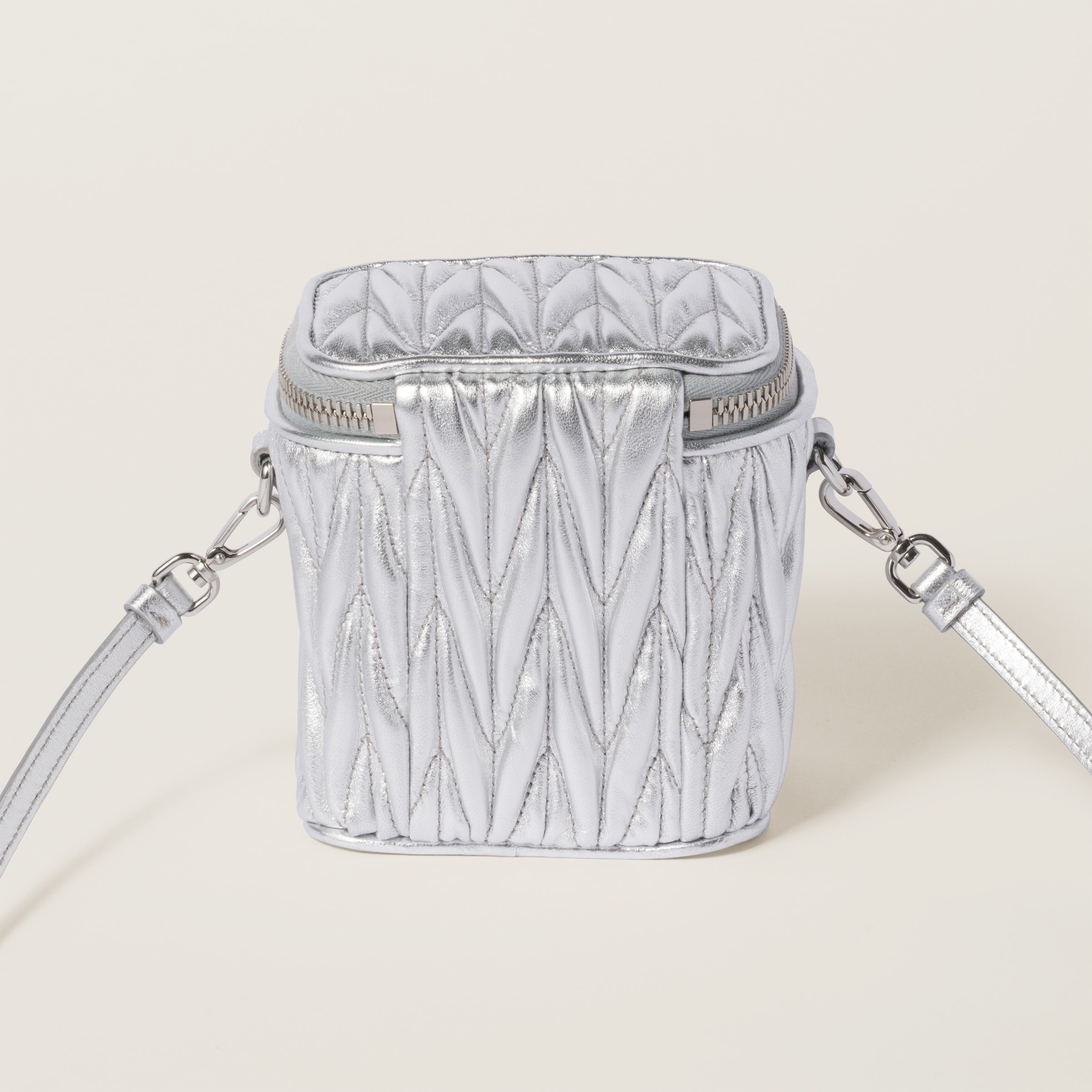 Matelassé nappa leather micro bag - 3