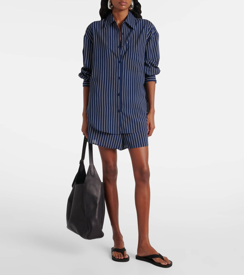The Frankie Shop Lui striped shirt outlook