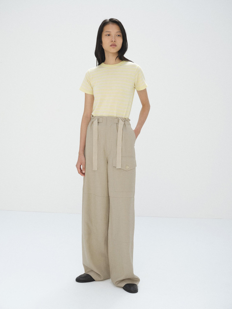 AURALEE WOOL HERRINGBONE CARGO PANTS outlook