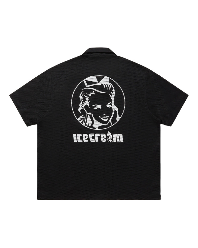 ICECREAM OPEN COLLAR MESH SS SHIRT outlook