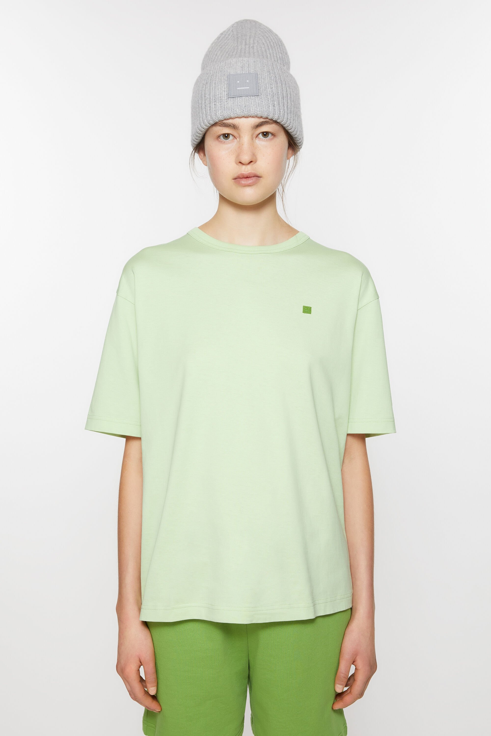 Crew neck t-shirt - Relaxed fit - Mint green - 2