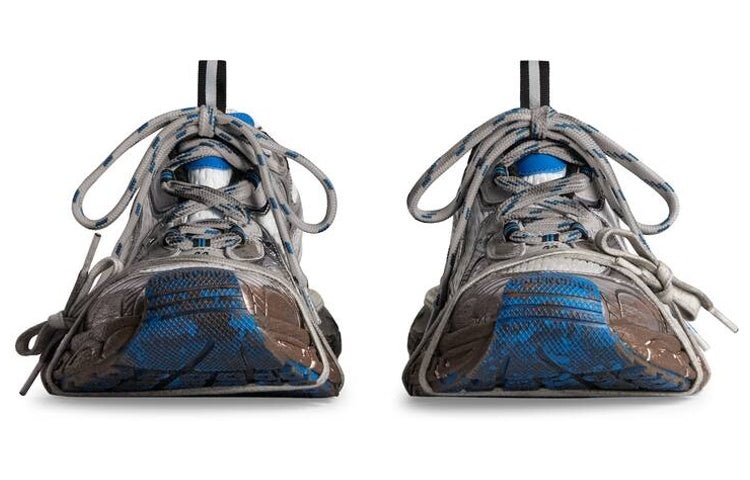 Balenciaga 3XL Sneakers 'Worn Out Grey White and Blue Mesh and Polyurethane' 734734W3XL71214 - 5