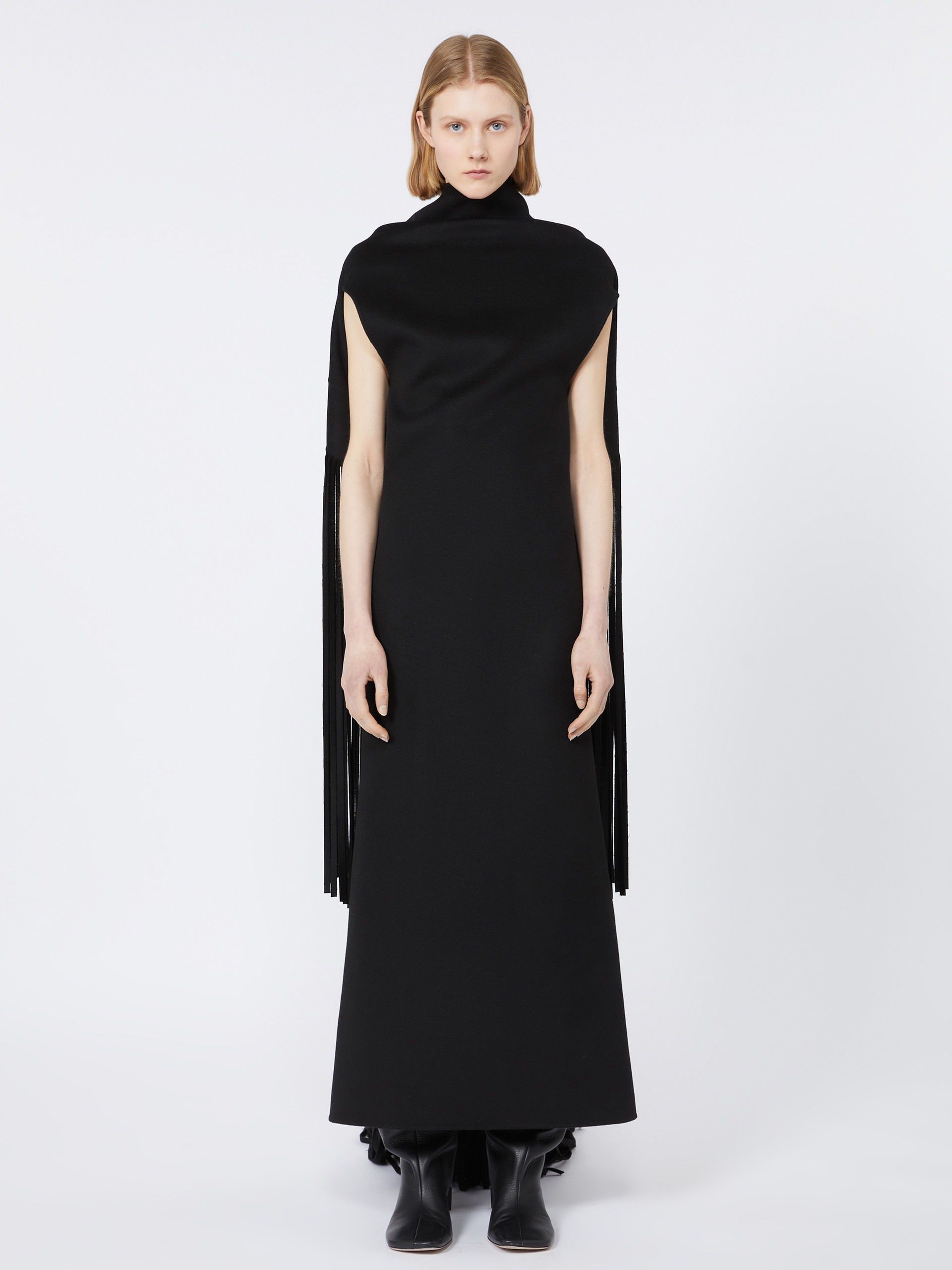 RAME Long double-faced pure wool dress - RUNWAY - 3