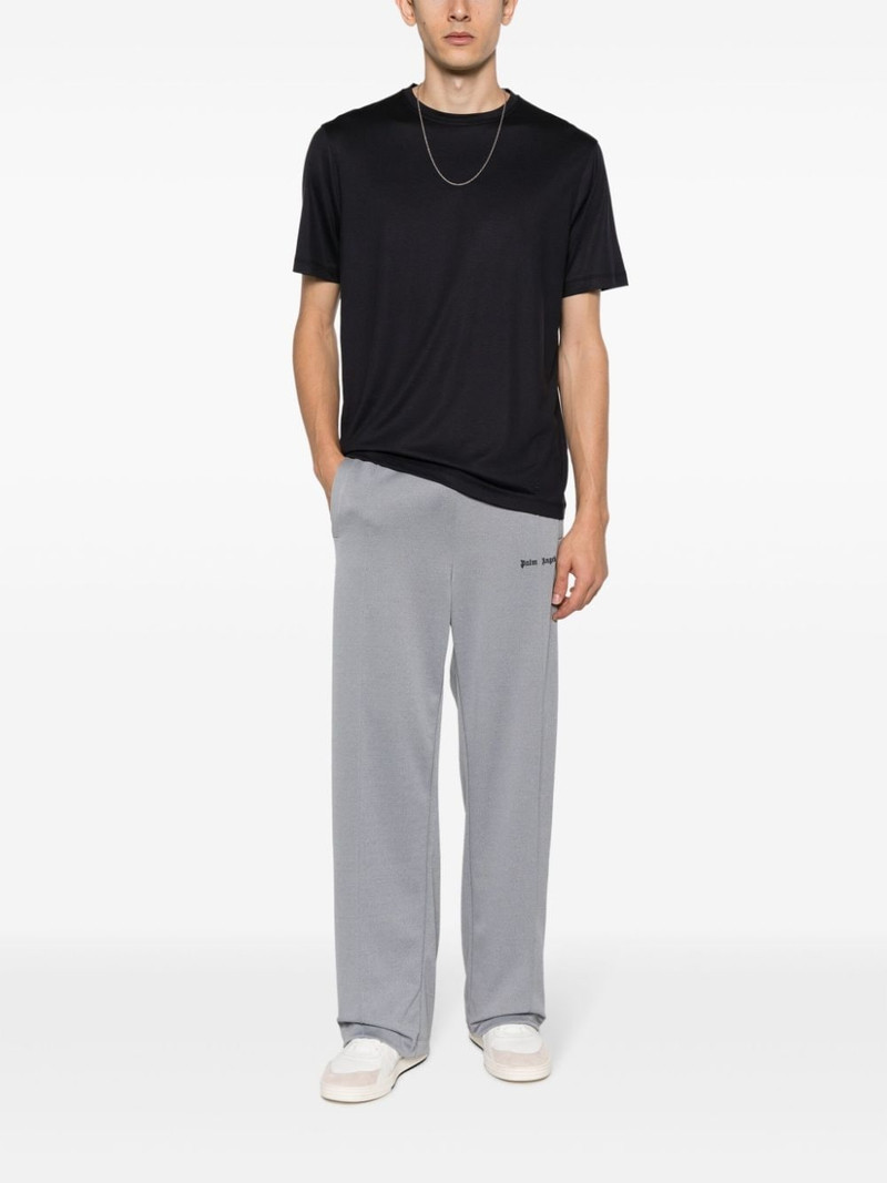 EMPORIO ARMANI logo-embroidered cotton T-shirt outlook