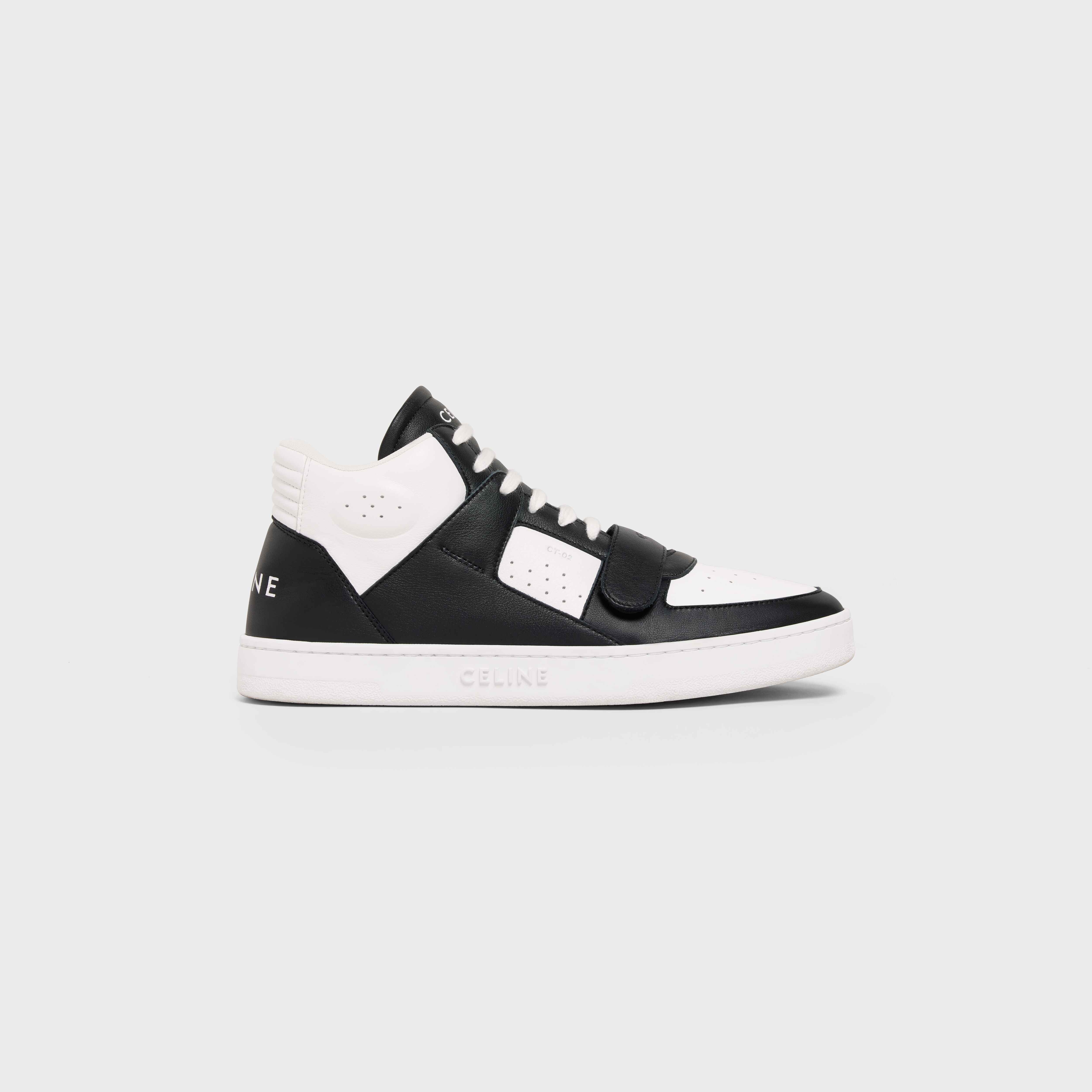 CT-02 MID SNEAKER WITH VELCRO in CALFSKIN - 1