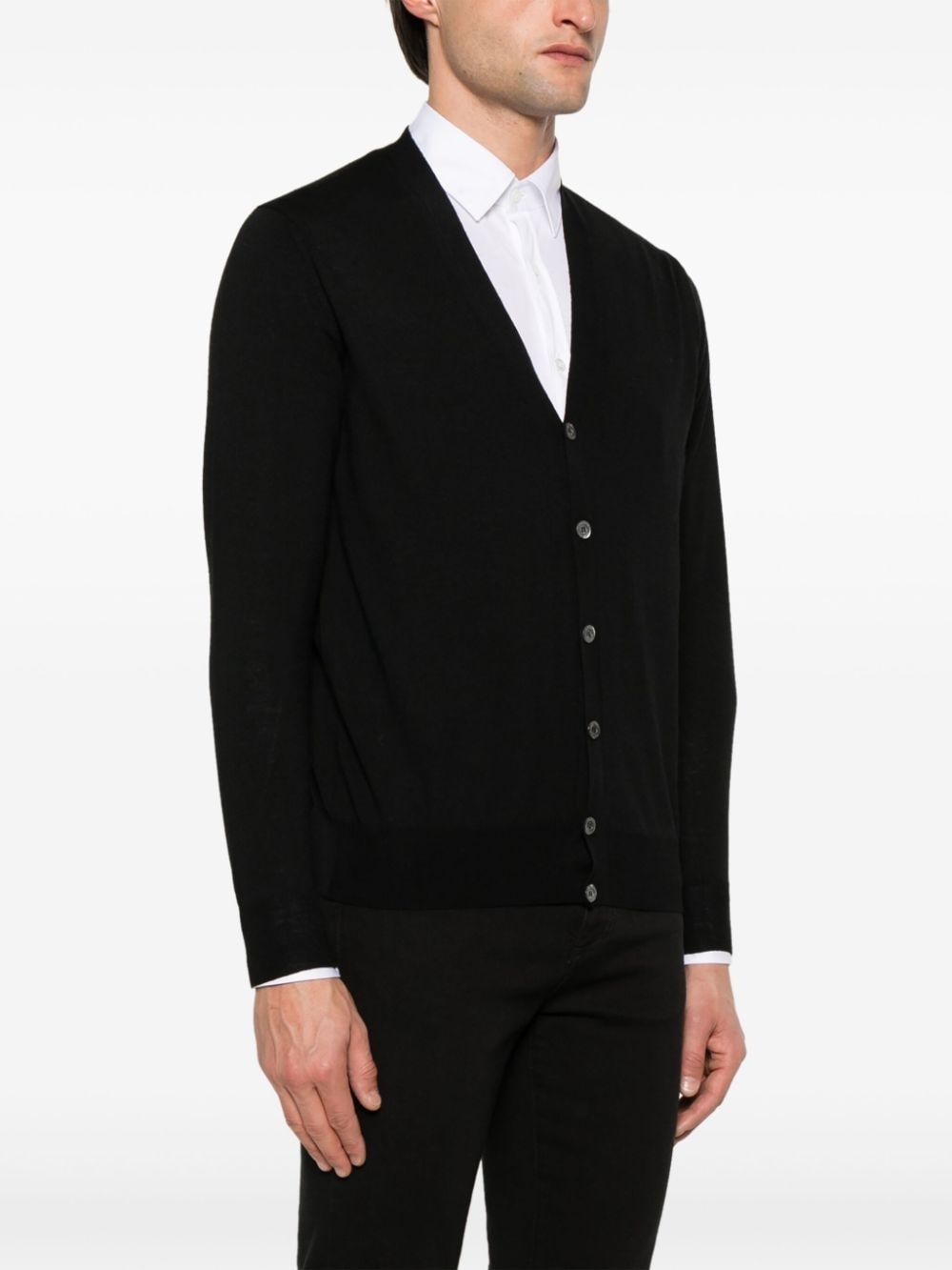 fine-knit cardigan - 3