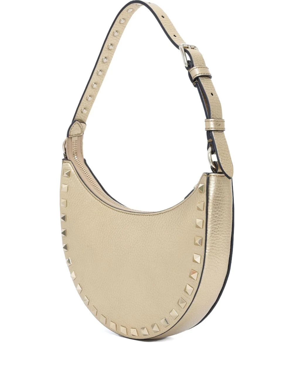 Rockstud leather shoulder bag - 1