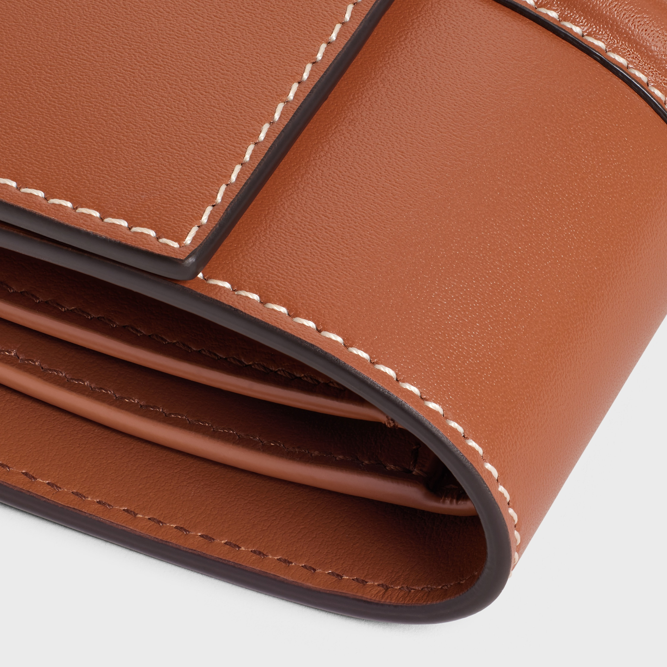 Small Trifold wallet 16 IN SATINATED CALFSKIN - 5
