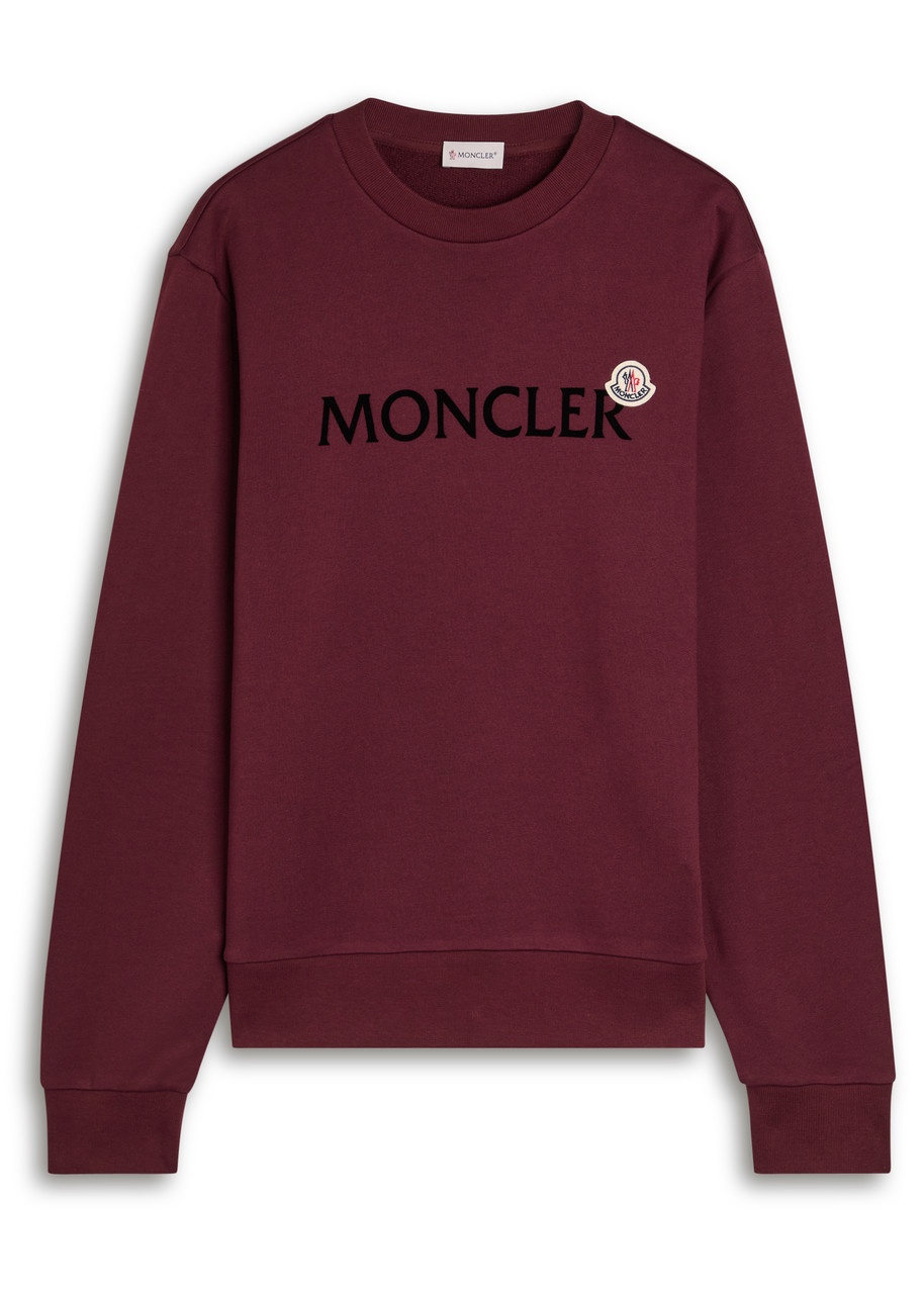 Moncler Logo Badge Cotton Sweatshirt - 1