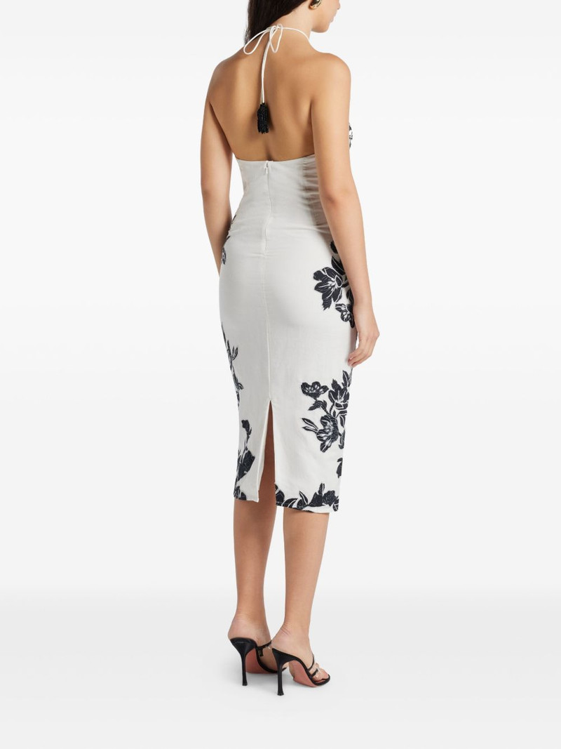 Aahi floral halterneck midi dress 3