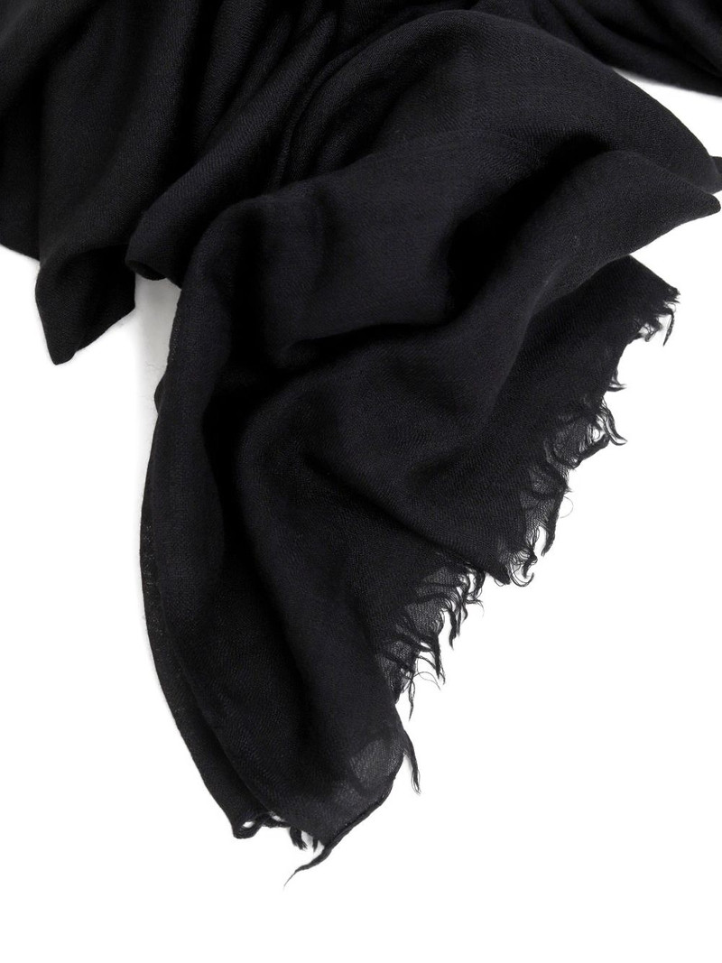 Rick Owens frayed scarf outlook